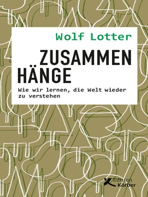 cover image of Zusammenhänge